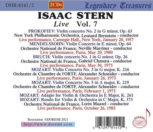 Isaac Stern - Isaac Stern Live, Vol. 7 (2021)