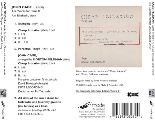 Aki Takahashi - Cage: The Works for Piano, Vol. 11 (2021)