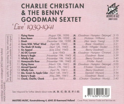 Charlie Christian & The Benny Goodman Sextet - 'Live' 1939-1941 (2003)