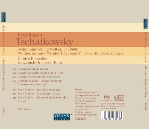 Gürzenich-Orchester Köln, Dmitri Kitajenko - Tchaikovsky: Symphony No. 1, "Winter Daydreams" - The Snow Maiden (2012)