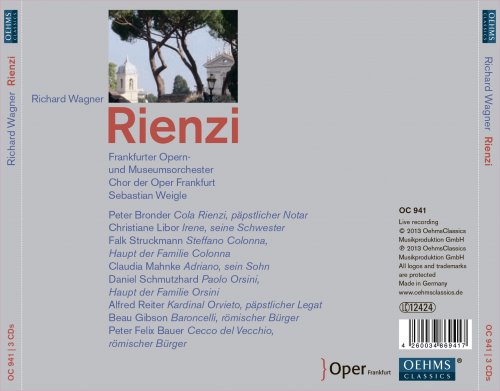 Frankfurter Opern-und Museums-orchester, Chor der Oper Frankfurt, Sebastian Weigle - Wagner: Rienzi (2014)