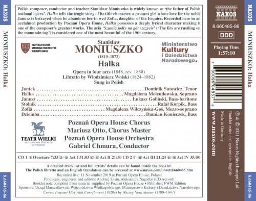 Poznań Opera House Orchestra, Łukasz Goliński, Magdalena Molendowska, Gabriel Chmura - Moniuszko: Halka (2021) [Hi-Res]
