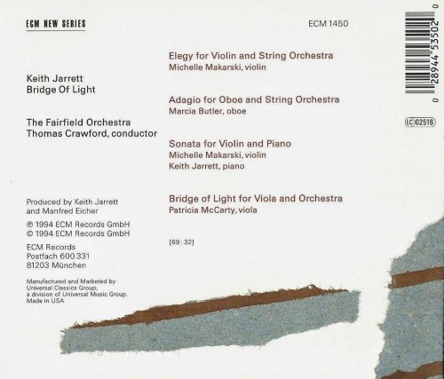 Keith Jarrett, The Fairfield Orchestra Thomas Crawford - Keith Jarrett: Bridge of Light - Symphonic Works (1994) CD-Rip