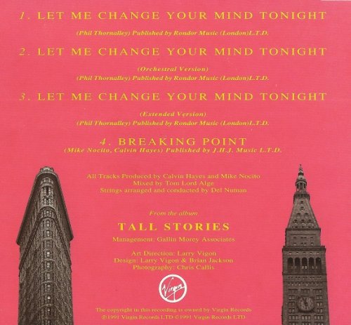 Johnny Hates Jazz - Le Me Change Your Mind Tonight (1991)