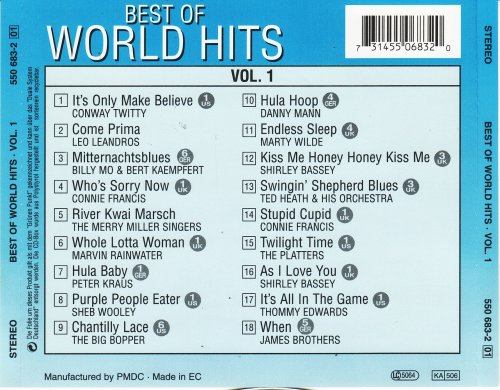 VA - Best Of World Hits: The Oldies Collection, vol.1 30 Jahre Super Oldies (1994)