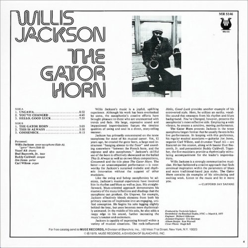 Willis Jackson - The Gator Horn (1977)