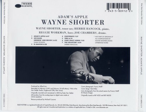 Wayne Shorter - Adam's Apple (1966) [2008]