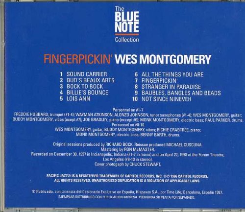 Wes Montgomery - Fingerpickin' (1958) [1997 The Blue Note Collection]