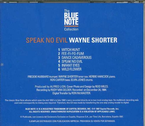 Wayne Shorter - Speak No Evil (1966) [1997 The Blue Note Collection]