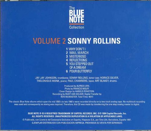 Sonny Rollins - Volume 2 (1957) [1997 The Blue Note Collection]