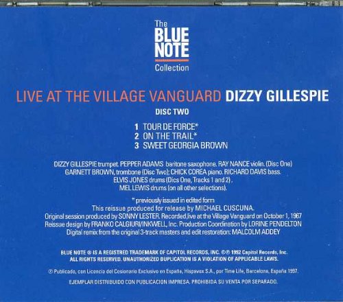 Dizzy Gillespie - Live at the Village Vanguard, Disc 2 (1967) [1997 The Blue Note Collection]