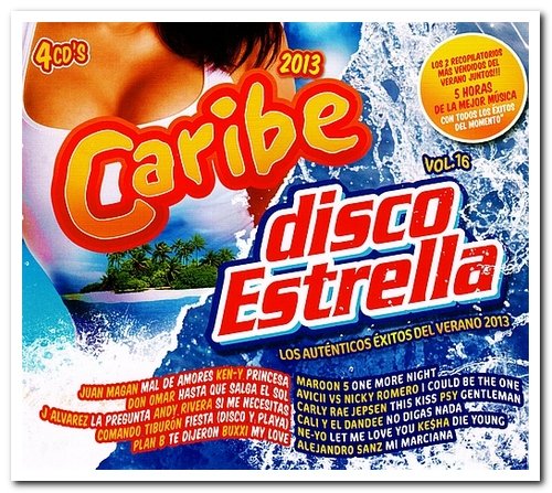 VA - Caribe 2013 & Disco estrella Vol. 16 [4CD Box Set] (2013)