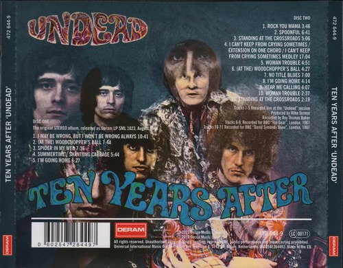 Ten Years After - Undead (1968 Remaster 2CD) (2015) CD-Rip