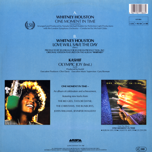 Whitney Houston - One Moment In Time (1988) LP