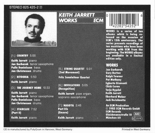 Keith Jarrett - Works (1985) CD-Rip