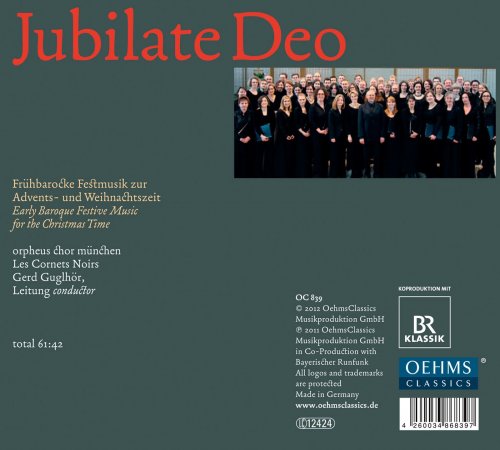 Les Cornets Noirs, Munich Orpheus Choir, Gerd Guglhor - Jubilate Deo (2012)