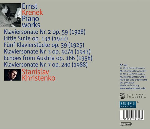 Stanislav Khristenko - Krenek: Piano Works (2012)