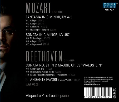 Alejandro Pico-Leonis - Mozart: Fantasia in C minor - Piano Sonata No. 14 - Beethoven: Piano Sonata No. 21 - Andante in F major, "Andante favori" (2012)