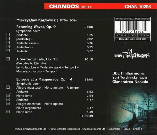 BBC Philharmonic, Gianandrea Noseda - Karłowicz: Orchestral Works (2005) CD-Rip