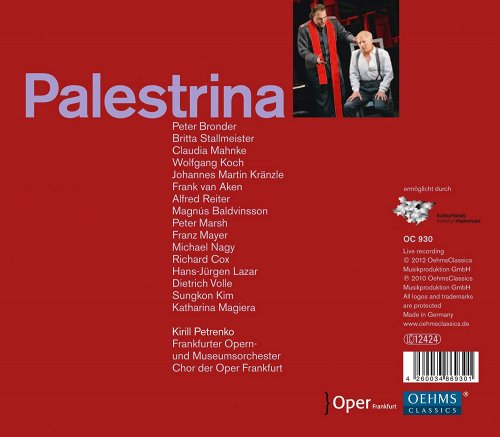 Frankfurter Opern - und Museumsorchester, Kirill Petrenko - Pfitzner: Palestrina (2012)