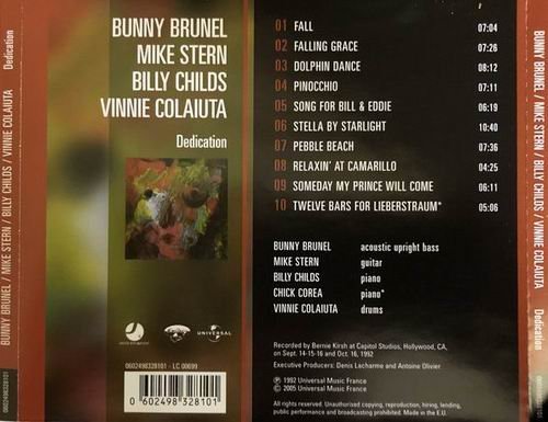 Bunny Brunel, Mike Stern, Billy Childs, Vinnie Colaiuta - Dedication (1992)