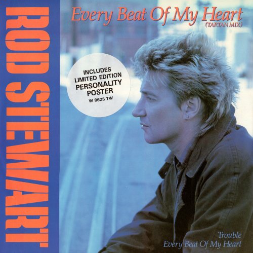 Rod Stewart - Every Beat Of My Heart (UK 12") (1986)