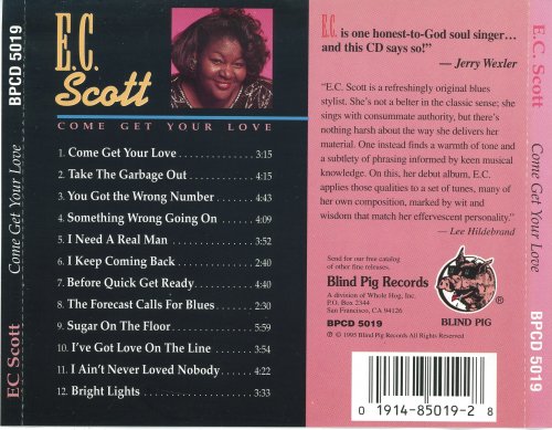 E.C. Scott - Come Get Your Love (1995)