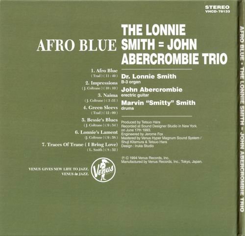 The Lonnie Smith = John Abercrombie Trio - Afro Blue (1994) CD Rip