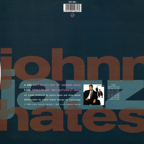 Johnny Hates Jazz - Don't Say It's Love (UK 12") (1988)