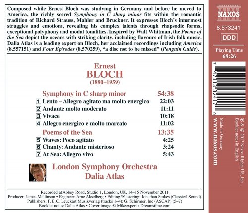 London Symphony Orchestra, Dalia Atlas - Bloch: Symphony in C sharp minor & Poems of the Sea (2013)