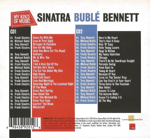 Sinatra, Buble, Bennett - My Kind Of Music - Sinatra Buble Bennett (2012)