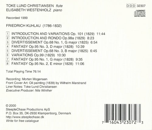 Toke Lund Christiansen, Elisabeth Westenholz - Kuhlau: Variations & Divertimenti, Volume 2 (2000) CD-Rip