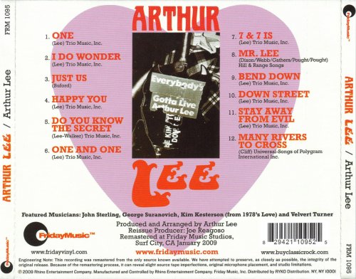 Arthur Lee - Arthur Lee (2009)