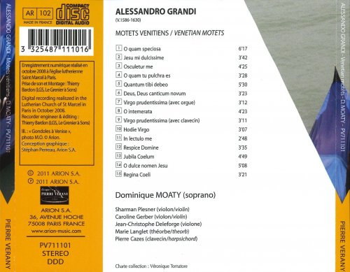 Dominique Moaty, Sharman Plesner, Caroline Gerber, Jean-Christophe Deleforge - Grandi: Venetian Motets (2011)