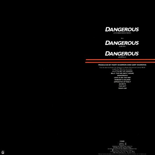 Natalie Cole - Dangerous (US 12") (1985)