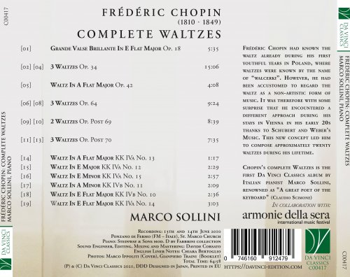 Marco Sollini - Frédéric Chopin: Complete Waltzes (2021)