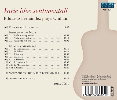 Eduardo Fernández - Varie idée sentimentali - Eduardo Fernandez Plays Giuliani (2011)