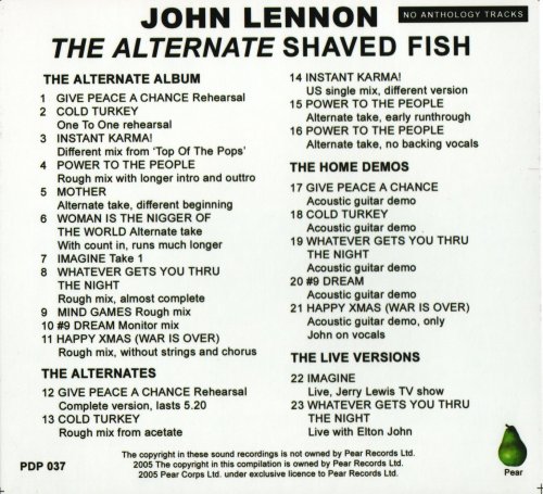 John Lennon - The Alternate Shaved Fish (2005)