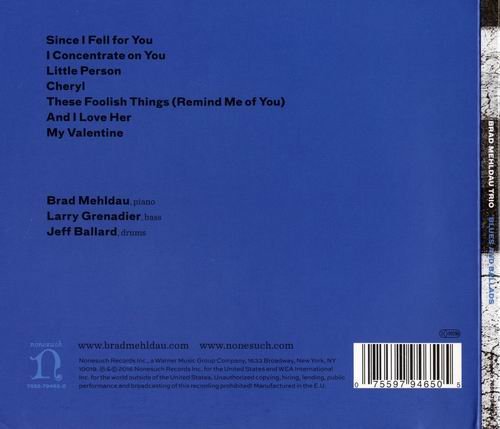 Brad Mehldau Trio - Blues And Ballads (2016) CD Rip