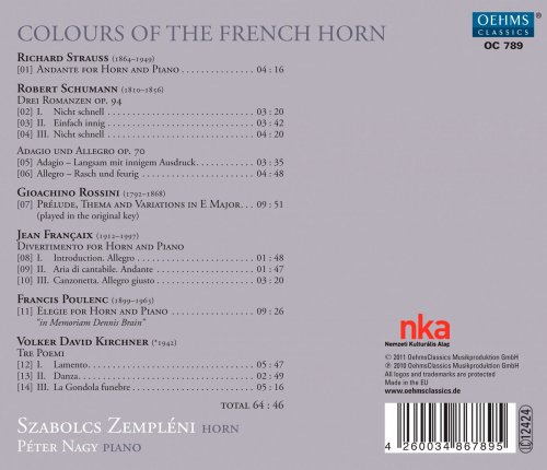 Szabolcz Zempléni & Peter Nagy - Colours of the French Horn (2011)