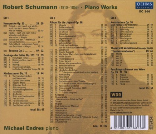 Michael Endres - Schuamnn: Piano Works (2011)