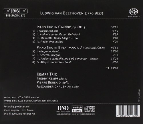 Kempf Trio - Beethoven: Piano Trios, Op.1 & 97 (2004) [SACD]