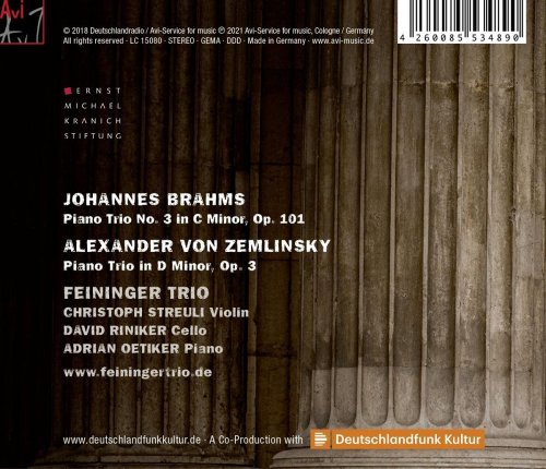 Feininger Trio - Brahms & Zemlinsky: Piano Trios (2021) [Hi-Res]