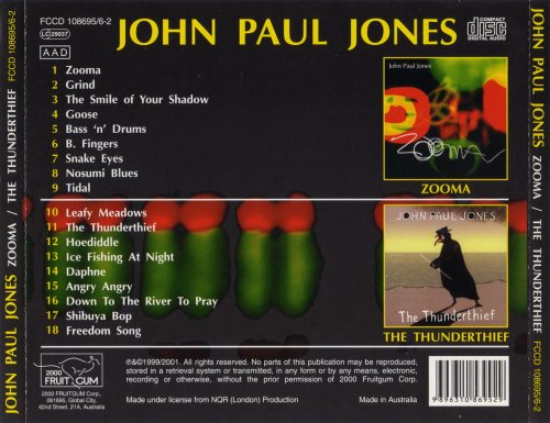 John Paul Jones - Zooma / The Thunderthief (2001)