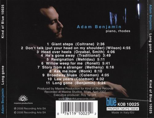 Adam Benjamin - Long Gone (2008)