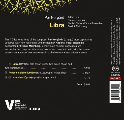 Adam Riis, Stefan Östersjö, Danish National Vocal Ensemble, Fredrik Malmberg - Per Nørgård: Libra (2012) [Hi-Res]