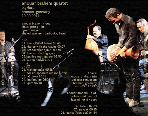 Anouar Brahem Quartet - BLG-Forum 2014 (Bootleg) (2014)