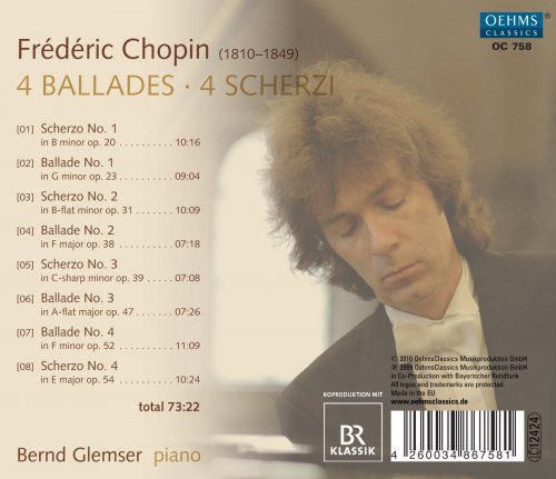 Bernd Glemser - Chopin: 4 Ballades - 4 Scherzi (2010)