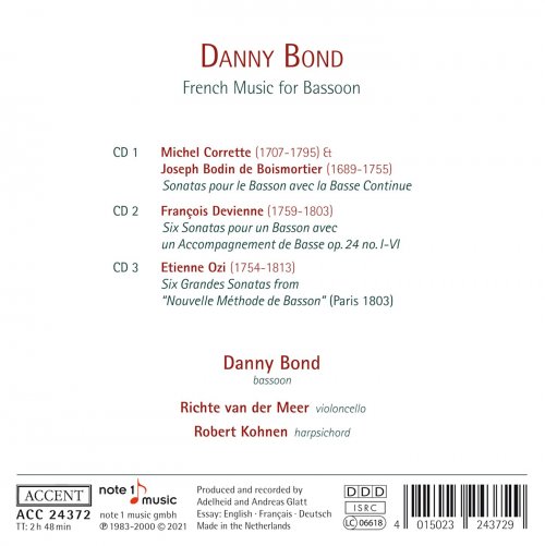 Robert Kohnen, Richte Van Der Meer, Danny Bond - French Music for Bassoon (2021)