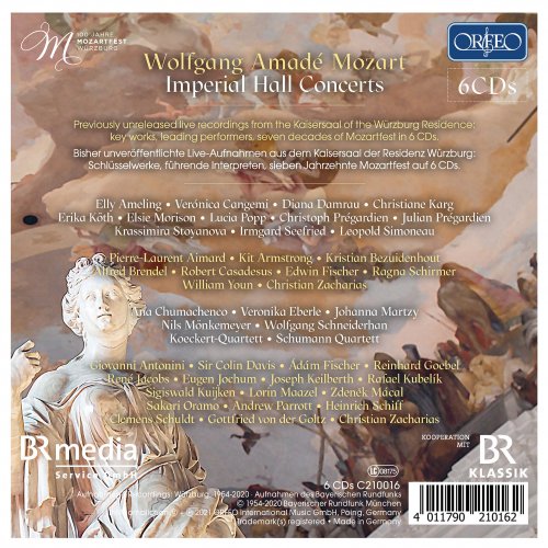 Lorin Maazel, Sakari Oramo, Giovanni Antonini, Reinhard Goebel, Rafael Kubelik - Wolfgang Amadé Mozart: Imperial Hall Concerts, 100th Anniversary Mozartfest Würzburg [6CD] (2021)